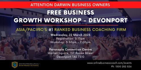 Free Business Growth Workshop - Devonport (local time)