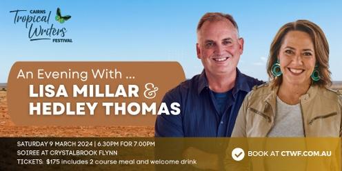 Cairns Tropical Writers' Festival Literary Dinner with special guests Lisa Millar and Hedley Thomas