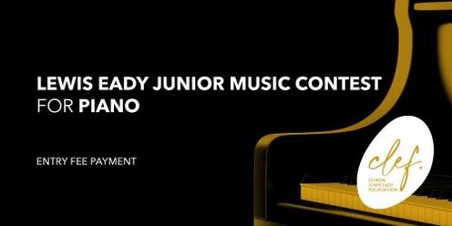 LEWIS EADY JUNIOR MUSIC CONTEST for PIANO