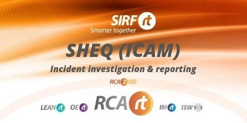 NSW SHEQ (ICAM) | Sydney | Incident Investigation Training | 2 days face to face | 2024 RCARt