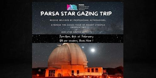 PARSA Mount Stromlo Observatory Tour and Star Gazing 