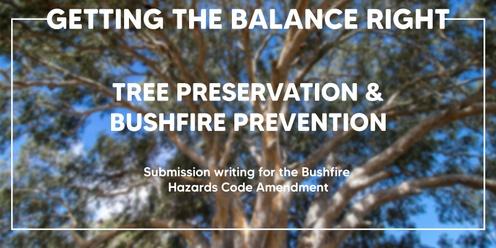 Getting the balance right: Tree Preservation & Bushfire Prevention - Blackwood event
