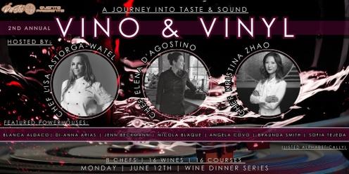 2nd Annual Vino & Vinyl Party: 16 courses + 16 wines + 12 Boss Babes 