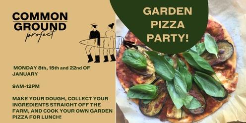 Garden Pizza Party!