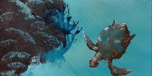 Paint N Sip Sea Turtle