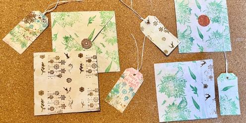 DIY Festive Stamped Stationary with Cherie