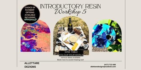 Colour Your World & make your own Resin Picnic/Wine Table