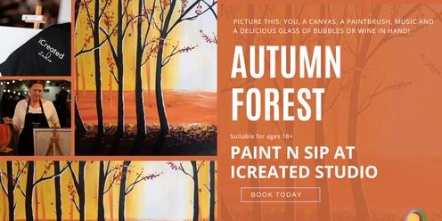 Paint n Sip Class - Autumn Forest