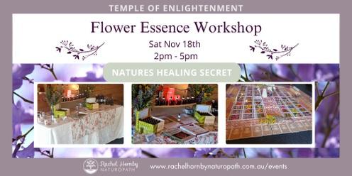 Natures Healing Secret - Flower Essence Workshop - Sat 18th Nov. 2-5pm  Temple of Enlightenment. SA