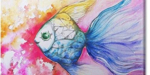 Evans Head Kids Painting Colorful Fish -  Book Now!