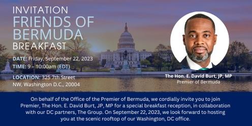 Invitation to ‘Friends of Bermuda’ Breakfast 
