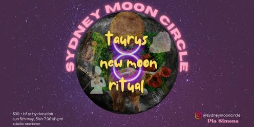 SYDNEY MOON CIRCLE - Taurus New Moon Ritual for Women and Femmes