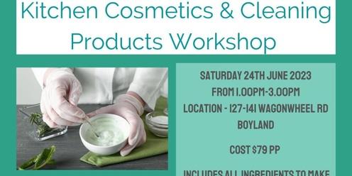 Kitchen Cosmetics and Cleaning Products Workshop