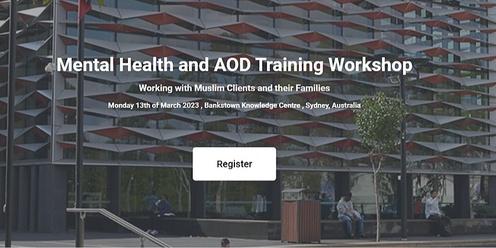 Mental Health and AOD Training Workshop