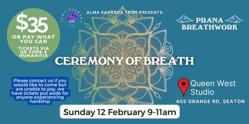 Feb 12 | Sunday Breathing Ceremony @ Queen West Studio