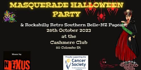 Halloween Masquerade Party & Rockabilly Retro Southern Belle-NZ Pageant