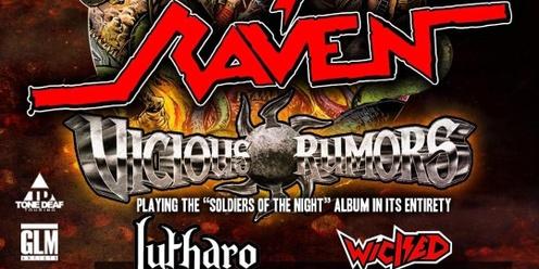 RAVEN with Vicious Rumors, Lutharo & Wicked at East Ocean Pub