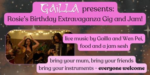 Gailla presents: Rosie’s Birthday Extravaganza and Jam feat. Gailla and an inclusive jam for everyone at Cosmodigm in Erskineville (Gay Vibes) [bring ur mum] {bring your friends}