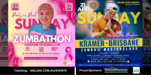 Kramer in Brisbane Zumba Masterclass and Zumbathon Fundraising Party in Pink  - Sun 21Apr 2024