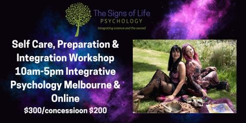 Realms of preparation and Integration a workshop with Dr Lani Roy & Melissa Warner