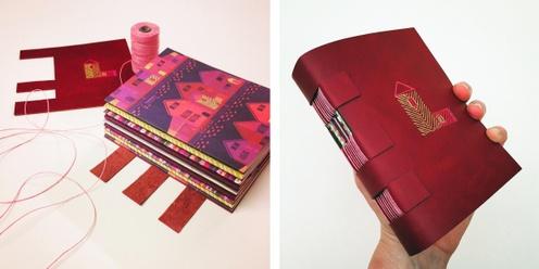 Leatherbound Journal (Cross-structure) Bookbinding Workshop