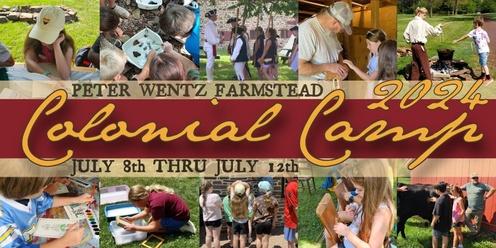 Peter Wentz Farmstead's Colonial Camp 2024