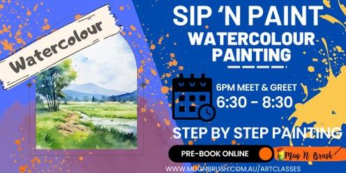 Sip 'n Paint - Introduction to Watercolours with Gan