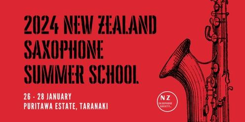 2024 NZ Classical Saxophone Summer School
