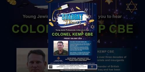 Shabbat Schmooze collab Australian Jewish Association at Laffa FEAT: Colonel Kemp CBE