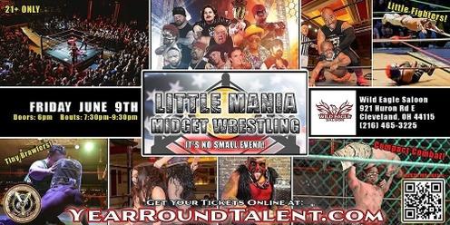 Cleveland, OH - Micro-Wresting All * Stars: Little Mania Rips Through the Ring!