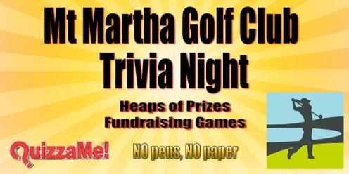 Mt Martha Golf Club Trivia Night