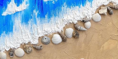 Seashell Serenity: Textured Sea Paintings