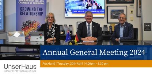 AKL| Annual General Meeting German-New Zealand Chamber of Commerce Inc.