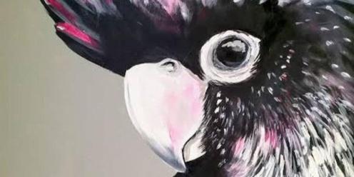 Paint and Sip at Hotel Metropole Lismore - Black Cockatoo