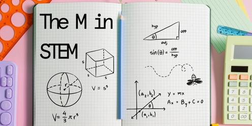 The M in STEM: Where maths can take you!