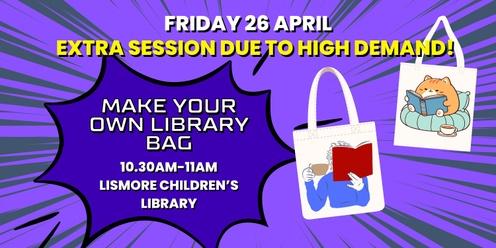 Make your own Library Bag session 2