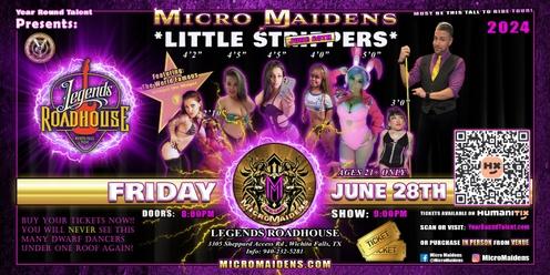 Wichita Falls, TX - Micro Maidens: The Show "Must Be This Tall to Ride!"
