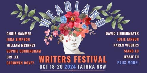 Headland Writers Festival 2024 Early Bird Tickets