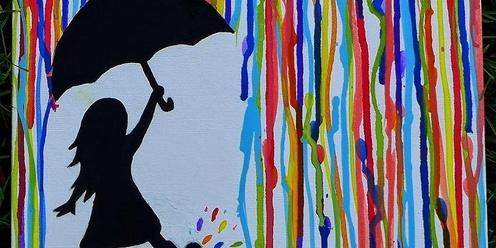 Evans Head Kids Painting Colorful Rain - Book Ahead Now!