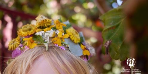 Nature Based Wellbeing: Flower Crowns Children's Workshop 