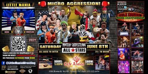 Norton, VA - Micro-Wrestling All * Stars: Little Mania Rips Through the Ring!