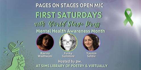 Pages on Stages Open Mic 1st Saturdays with World Stage Press