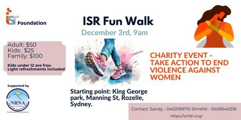 ISR Fun Walk to end violence against women