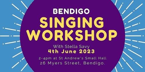  4th June Singing Workshop Bendigo