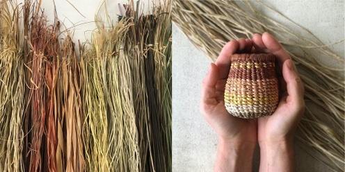 Learn to Weave! Two-strand basket weaving with foraged fibres