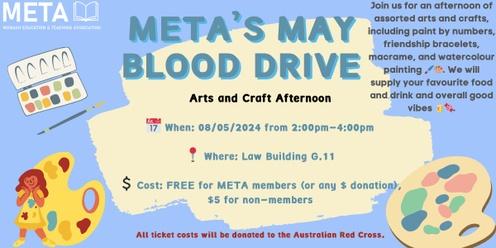 META's May Blood Drive - Craft-a-noon