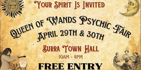 Queen of Wands Psychic Fair - At Burra!