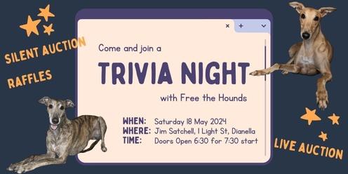 Free the Hounds Trivia Night Fundraiser 2024