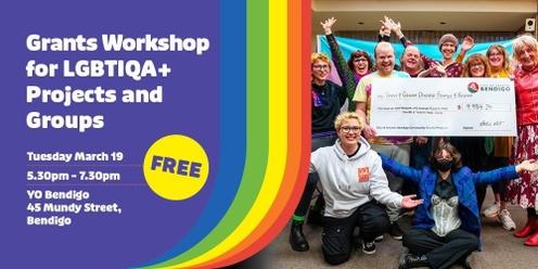 Grants Workshop for LGBTIQA+ Projects and Groups