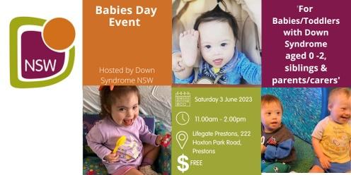 Down Syndrome NSW Babies Day Event